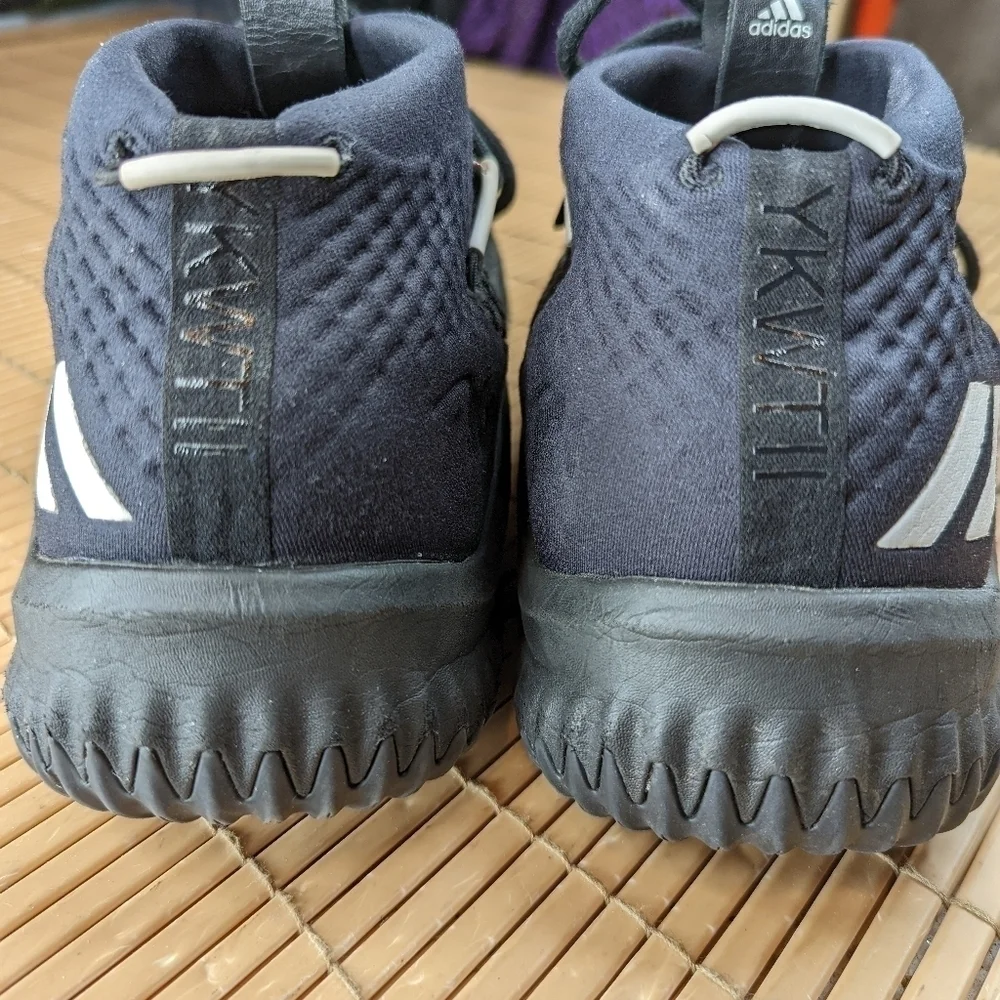 Adidas Mens size 14 Basketball Shoes Black Damian Lillard YKWTII  .
